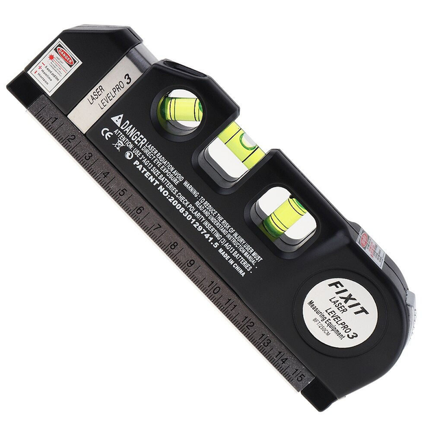 Лазерный уровень Laser Level PRO3 Лазерная рулетка с линейкой - изображение 3