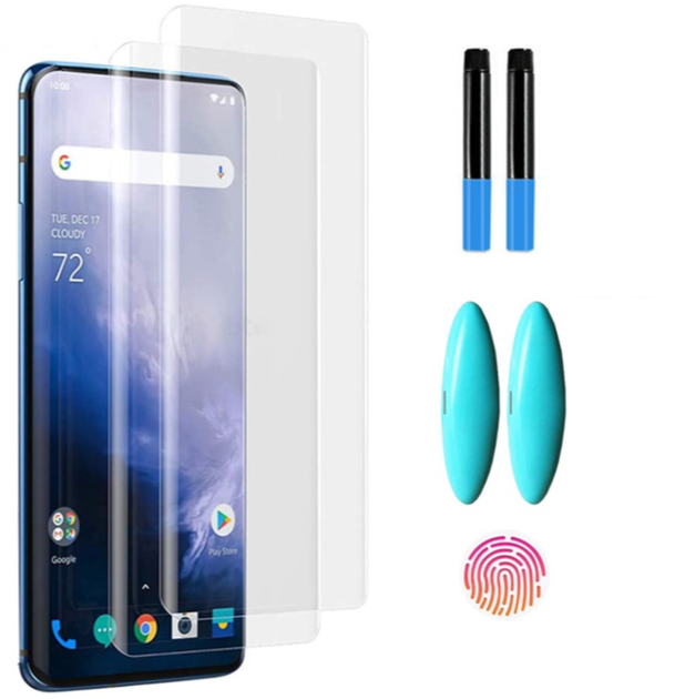 Защитное стекло 2шт CDK для Google Pixel 7 Pro | UV Curved (015841) (clear) - изображение 2