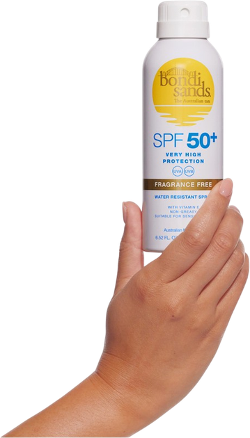 Сонцезахисний спрей Bondi Sands без ароматизаторів SPF 50+ 160 г (810020171037) - зображення 3