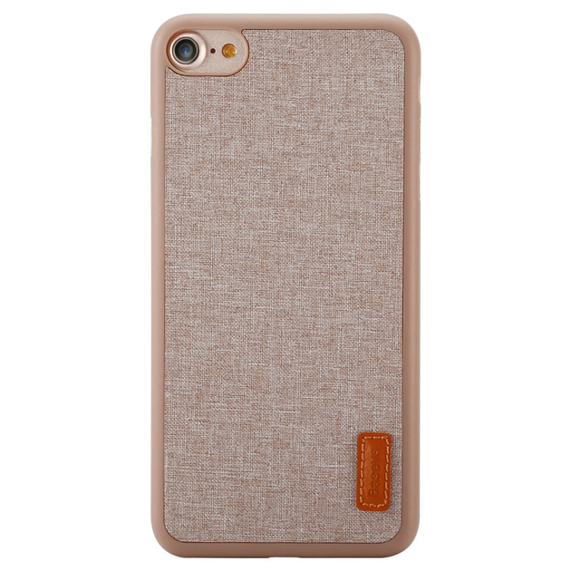 Чохол для телефона Baseus Grain iPhone SE 2020/8/7 Khaki (WIAPIPH7-BW11) - Фото 1 Чохол для телефона Baseus Grain iPhone SE 2020/8/7 Khaki (WIAPIPH7-BW11) - зображення 1