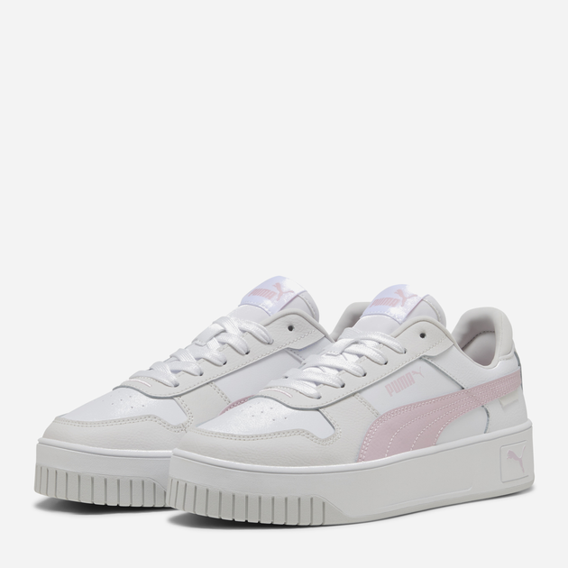 Жіночі кеди низькі Puma Carina Street 38939046 39 (6UK) 25 см Puma White-Rose Mauve-Feather Gray (4067983768668) - зображення 3