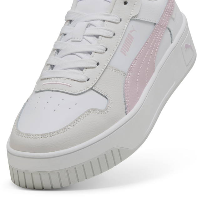 Жіночі кеди низькі Puma Carina Street 38939046 39 (6UK) 25 см Puma White-Rose Mauve-Feather Gray (4067983768668) - зображення 6
