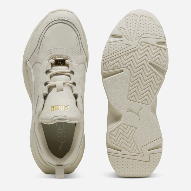 Sneakersy damskie Puma Cassia Lux 39783704 40.5 (7UK) 26 cm Beżowe (4067983827396) - obraz 4