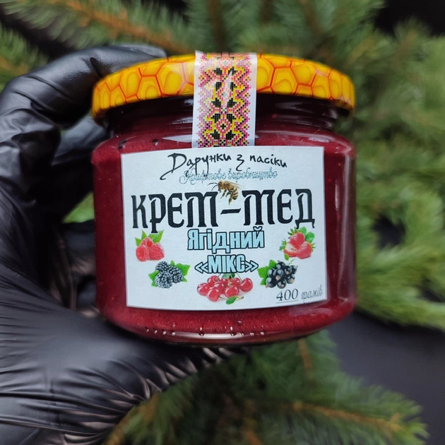 Крем-мед Ягідний Мікс 400 грам - зображення 5