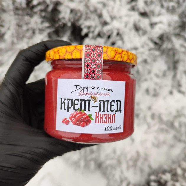 Крем-мед Кизил 400 грам (0,33 л) - зображення 3