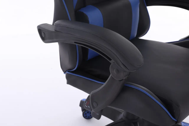Комп'ютерне крісло тканинне Extreme ENZO 121 SERIES Чорно-синій для геймерів та роботи - зображення 8