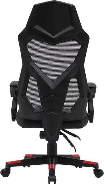 Крісло геймерське Canyon Flow MCH01 Mesh Black-Red (CNE-MCH01R) - зображення 4