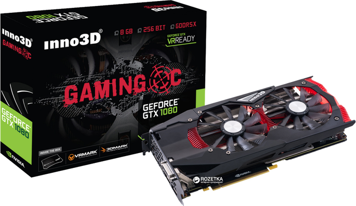 PCパーツ GeForce GTX 1080 Inno3D N1080-1SDN-P6DN GeForce GTX 1080 Inno3D N1080-1SDN-P6DN