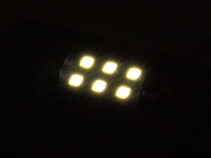 Светодиодная автолампа C5W SV8.5 12В 39мм SMD2835-6led белый (35503701) - Фото 2 Светодиодная автолампа C5W SV8.5 12В 39мм SMD2835-6led белый (35503701) - изображение 2