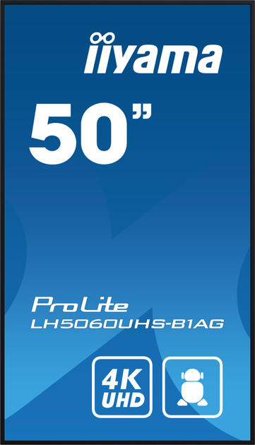 Монітор 49.5" iiyama ProLite LH5060UHS-B1AG - зображення 4