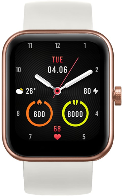 Смарт-годинник 70mai Maimo Watch WT2105 з додатковим зеленим ремінцем Rose Gold (6971669781682) - зображення 4