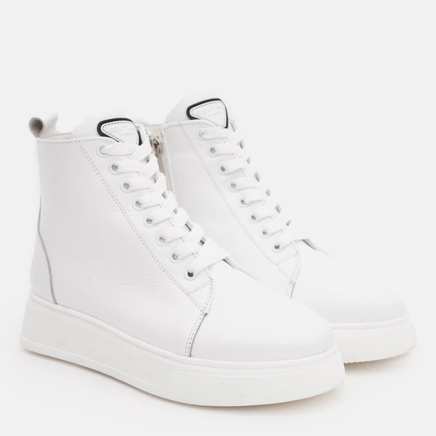 Женские зимние ботинки кожаные низкие PARADIZE SHOES B-2711 36 23.2 см Белые (ROZ6501019719) - Фото 2 Женские зимние ботинки кожаные низкие PARADIZE SHOES B-2711 36 23.2 см Белые (ROZ6501019719) - изображение 2