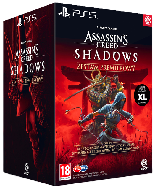 Гра PS5 Assassin’s Creed Shadows - Прем'єрний набір XL (Blu-ray диск) (5908305249535) - зображення 1