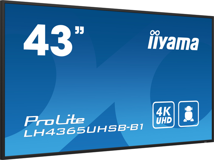 Монітор 42.5" iiyama ProLite LH4365UHSB-B1 - зображення 2