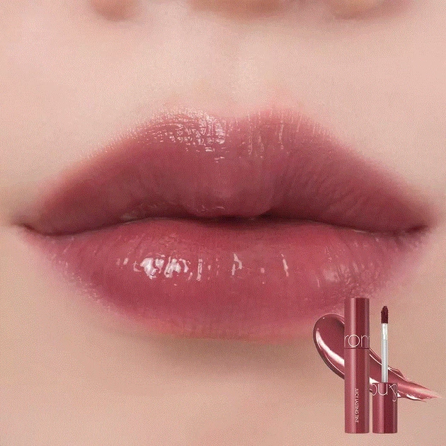 Глянцевый тинт для губ Rom&Nd Juicy Lasting Tint #19 Almond Rose 5.5 г - изображение 2