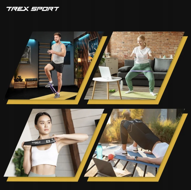 Набір резинок для фітнесу Trex Sport TX-065RBC 1-18кг - зображення 14
