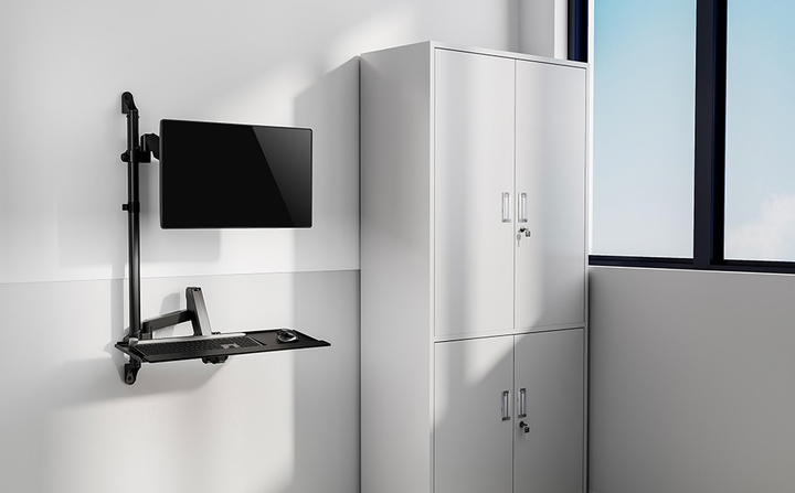 Настінний кронштейн Neomounts WL90-325BL1 Black - зображення 11