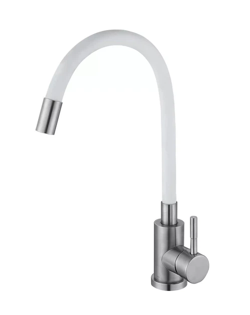 Смеситель для кухни с гибким изливом WEZER EKO4X-01W - изображение 2