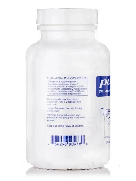 Витамины для пищеварения Pure Encapsulations (Digestion GB) 180 капсул - изображение 3