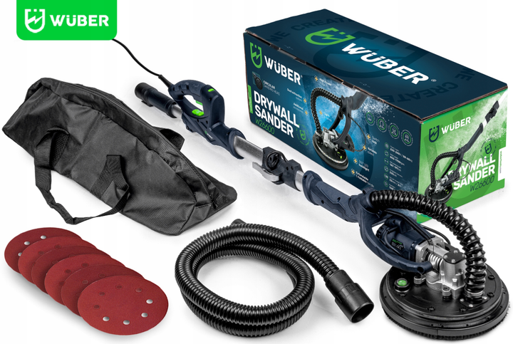 Шліфмашина для стін 1500 Вт 230 В Wuber - зображення 7