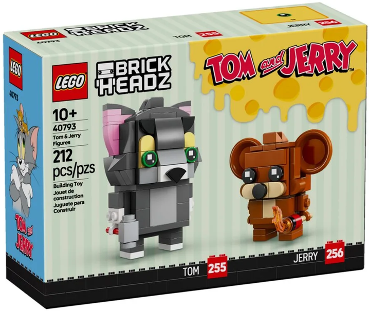Конструктор Lego BrickHeadz Фигурки Тома и Джерри 40793 - Фото 1 Конструктор Lego BrickHeadz Фигурки Тома и Джерри 40793 - изображение 1