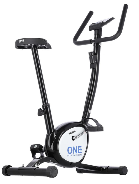 Велотренажер механічний One Fitness RW3011 Чорний (5907695575590) - зображення 3