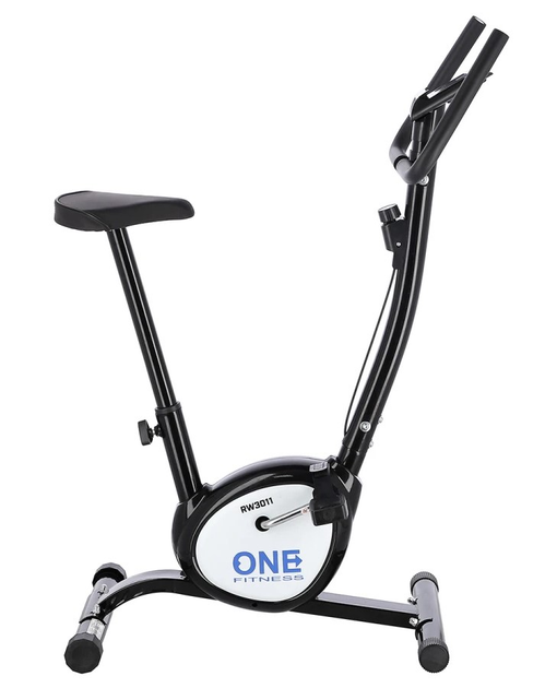 Велотренажер механічний One Fitness RW3011 Чорний (5907695575590) - зображення 4