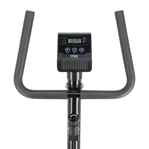 Велотренажер механічний One Fitness RW3011 Чорний (5907695575590) - зображення 5