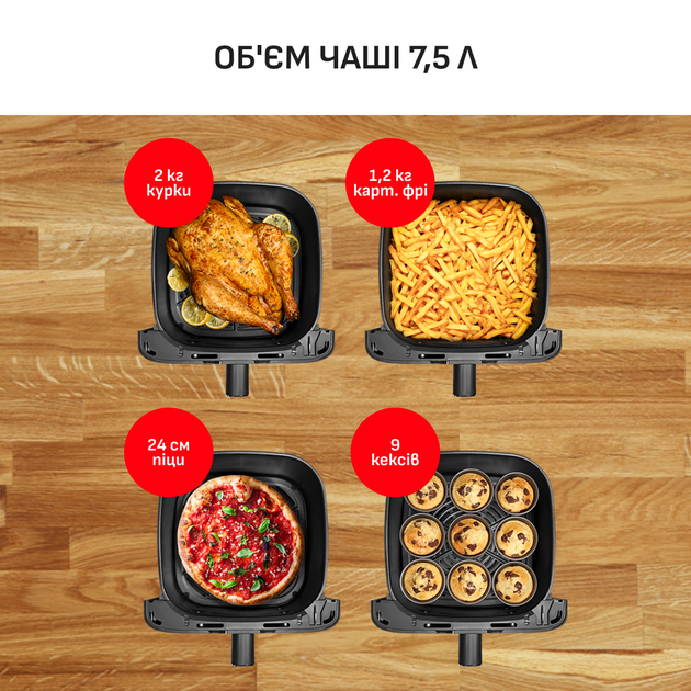 Мультипечь TEFAL Easy Fry Mega EY855BE0 - изображение 3