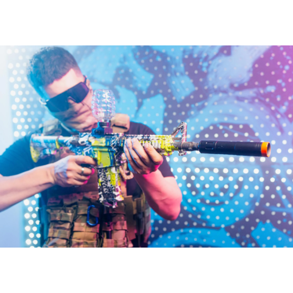 Дитячий іграшковий автомат M416 АК47 гель бластер на орбізах / Магазин / Акумулятор 7.2V / Зарядний пристрій - зображення 7