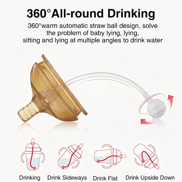 Пляшечка для годування антиколікова DR.Isla 4-12 m 250 ml з ручкою 4-12 місяці - зображення 4