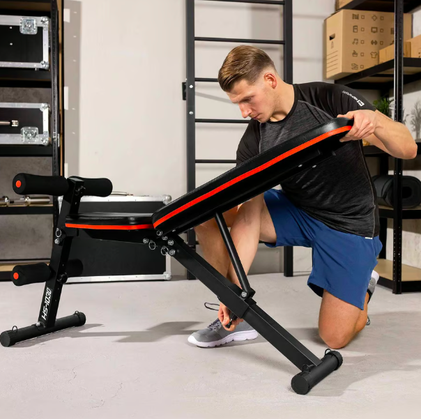 Скамья тренировочная Hop-Sport HS-1030 с фиксатором для ног - Фото 14 Скамья тренировочная Hop-Sport HS-1030 с фиксатором для ног - изображение 14