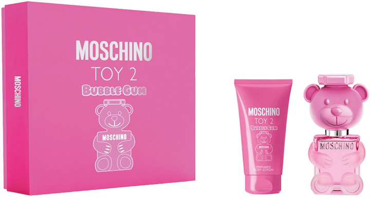 Zestaw damski Moschino Toy 2 Bubble Gum Woda toaletowa 30 ml + Balsam perfumowany do ciała 50 ml (8011003885664) - obraz 1