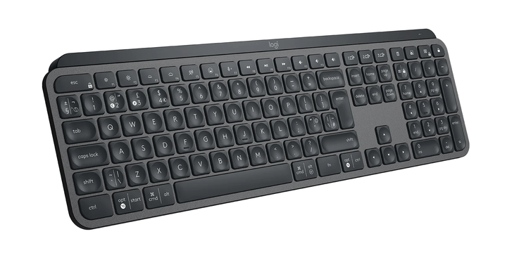 Клавіатура бездротова Logitech MX Keys Advanced for Business Wireless Illuminated UA Graphite (920-010251) - зображення 2