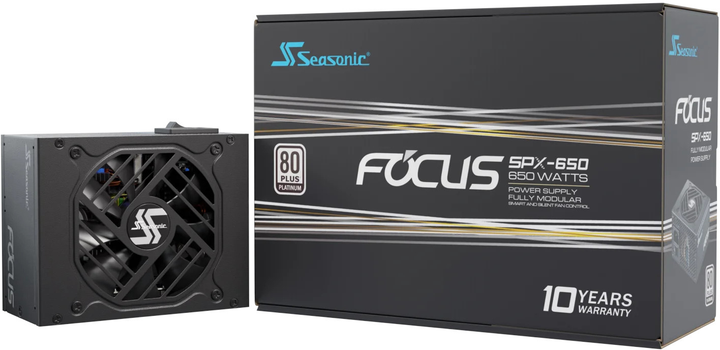Zasilacz Seasonic FOCUS SPX-650 650W Black - obraz 8
