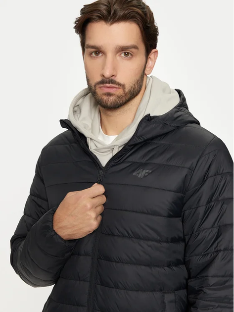 Куртка 4F DOWN JACKET M484 S Чорний 4FWAW24TDJAM484-20S - зображення 3