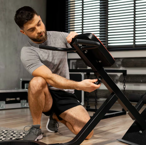 Скамья для гиперэкстензии Hop-Sport HS-1018 с упором - изображение 6