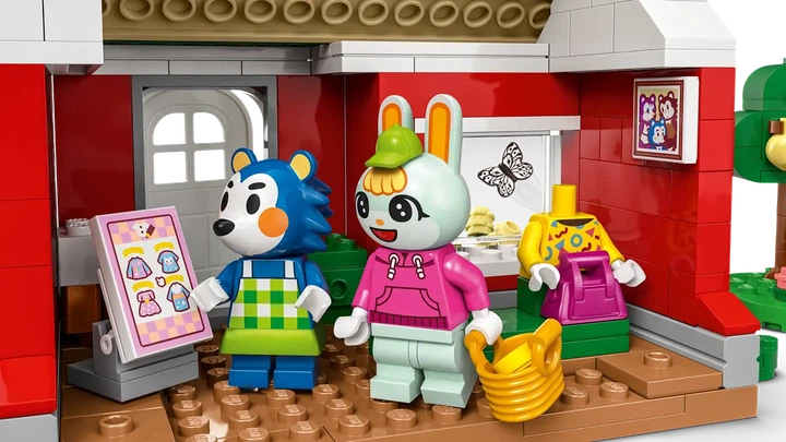 Конструктор LEGO Animal Crossing Способные сестры и магазин одежды 322 детали (77055) - изображение 5