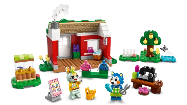 Конструктор LEGO Animal Crossing Способные сестры и магазин одежды 322 детали (77055) - изображение 7