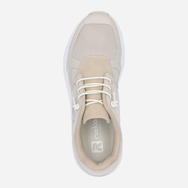 Buty sportowe damskie RIEKER M9000-60 40 (6.5UK) 26.4 cm Beżowe (4061811221677) - obraz 9