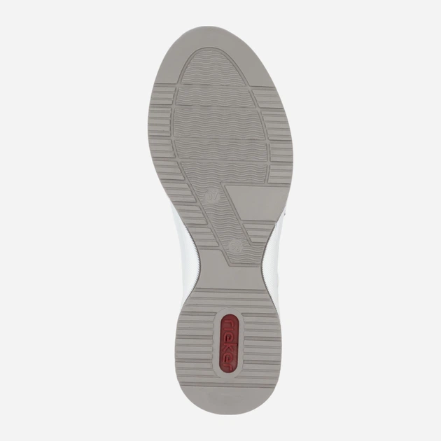 Жіночі снікери RIEKER N4322-80 38 (5UK) 25 см Біле (4059954285458) - зображення 10