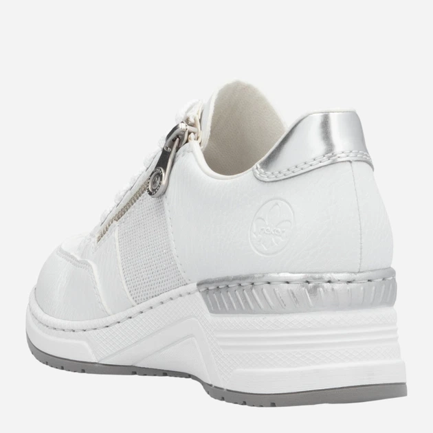 Жіночі снікери RIEKER N4322-80 40 (6.5UK) 26.4 см Біле (4059954285472) - зображення 7