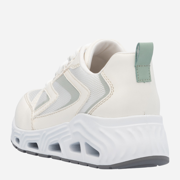 Buty sportowe damskie RIEKER N5205-80 38 (5UK) 25 cm Białe (4061811724154) - obraz 5
