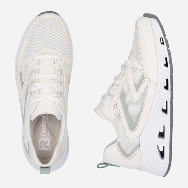 Buty sportowe damskie RIEKER N5205-80 38 (5UK) 25 cm Białe (4061811724154) - obraz 8