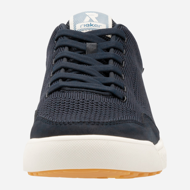 Sneakersy męskie z siatki RIEKER U1104-14 46 (11UK) 30.3 cm Ciemnogranatowe (4061811650460) - obraz 6