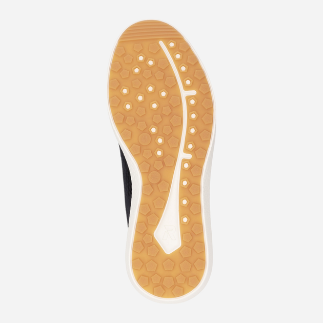 Sneakersy męskie z siatki RIEKER U1104-14 45 (10.5UK) 30 cm Ciemnogranatowe (4061811650453) - obraz 10