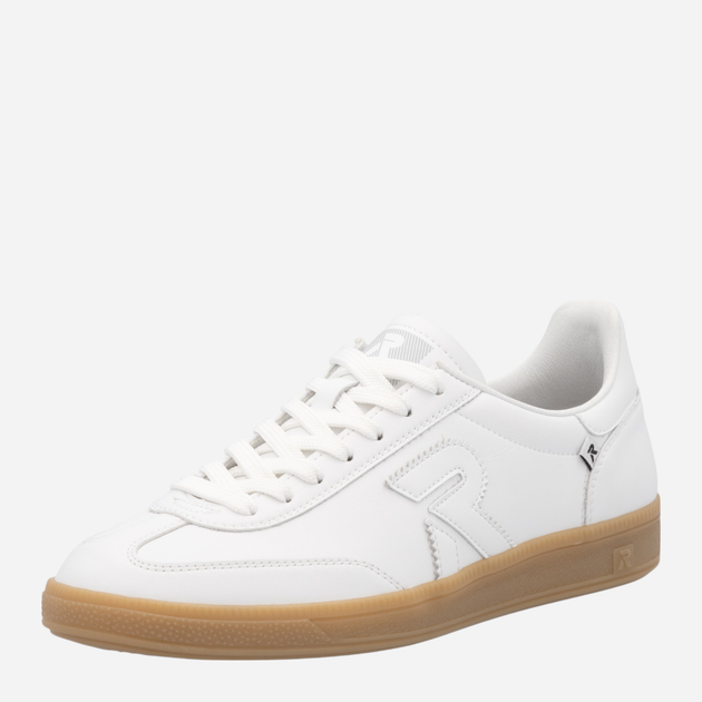 Sneakersy damskie skórzane RIEKER W2200-80 36 (3.5UK) 24 cm Białe (4061811649860) - obraz 5