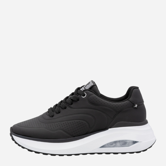 Sneakersy damskie na platformie RIEKER W2700-00 36 (3.5UK) 24 cm Czarne (4061811651481) - obraz 4