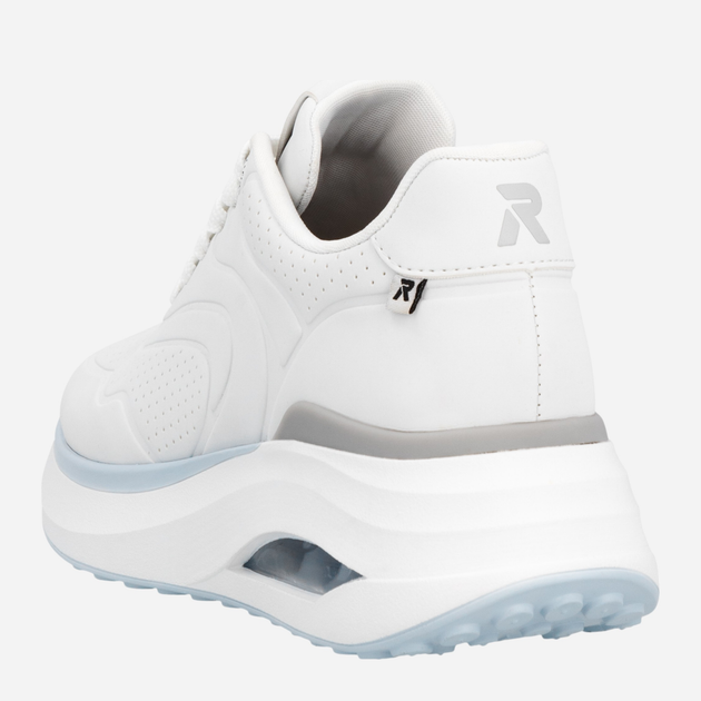 Sneakersy damskie na platformie RIEKER W2700-80 36 (3.5UK) 24 cm Białe (4061811651849) - obraz 7
