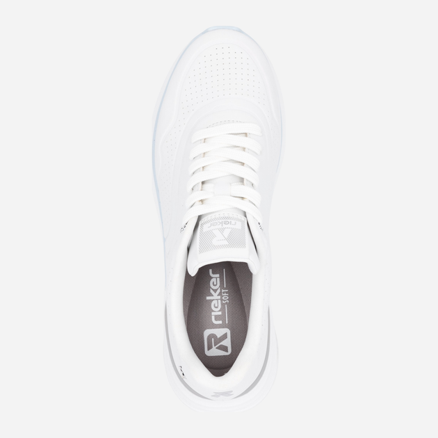 Sneakersy damskie na platformie RIEKER W2700-80 36 (3.5UK) 24 cm Białe (4061811651849) - obraz 9